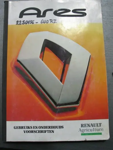 Manual Renault Ares 640RZ