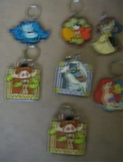 Leuke disney sleutelhangers