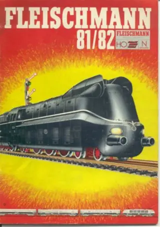 Fleischmann catalogus 1981-82 HO 1- 87 en N