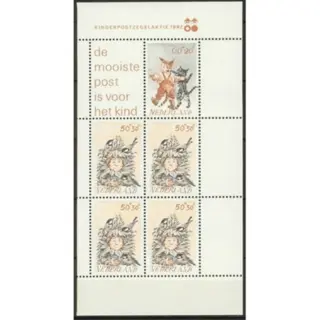 Blok kinderzegels uit 1982
