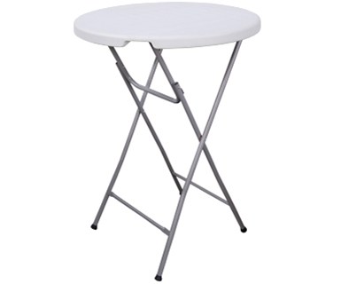 Statafel rond Ø80x110cm kunststof blad