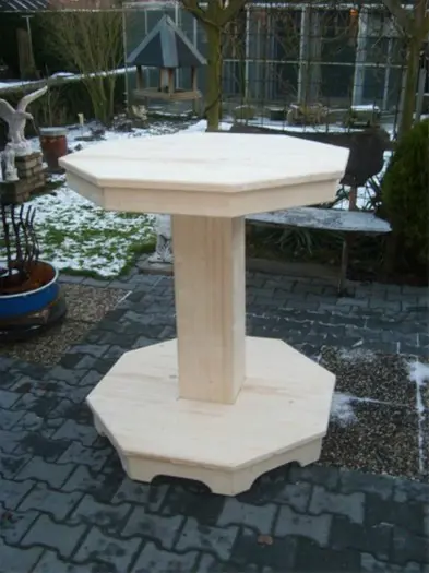 Statafel van steigerhout