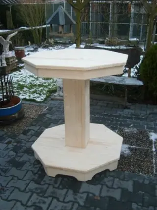 Statafel van steigerhout