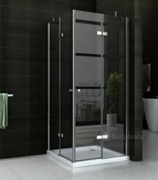 Douchewand Las Vegas douchecabine vierkant 90x90cm draaideur