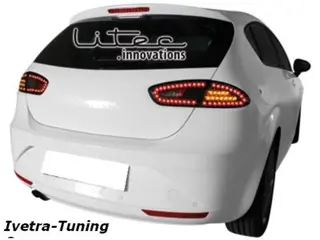 **IVETRA-TUNING** Litec LED Achterlichten Seat Leon 1P1 - 1P