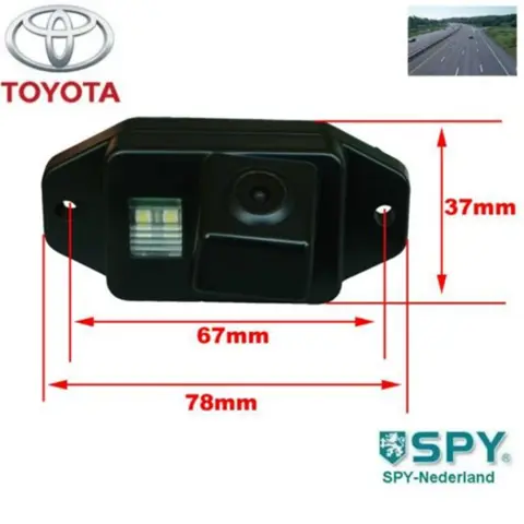 Toyota Land Cruiser Prado achteruitrijcamera systeem SPY