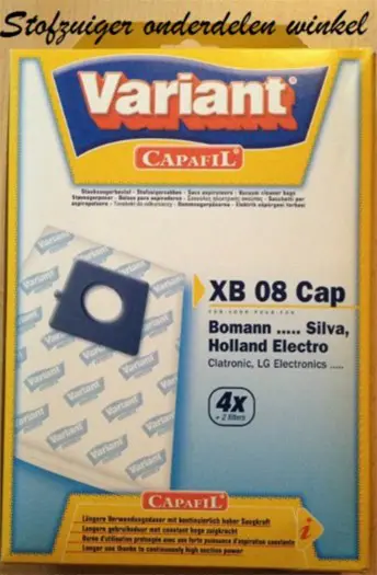 Variant XB 08 Cap Bomann / LG stofzuigerzakken