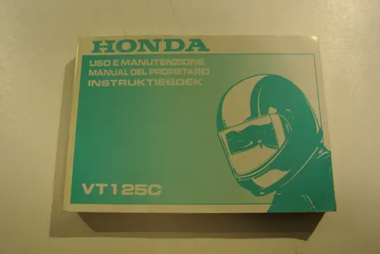 INSTRUCTIEBOEKJE Honda VT 500 1983 - 1986