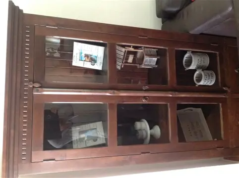 Woonkamer kast/ vitrine kast