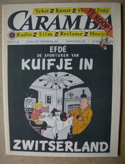 Caramba - kuifje in zwitserland