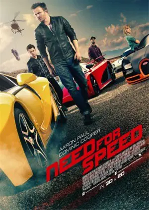 NEED FOR SPEED filmposter.