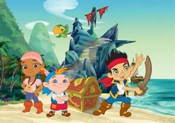 Jake en piraten fotobehang XL