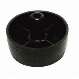 Kunststof meubelpoot zwart 25mm (4 stuks)
