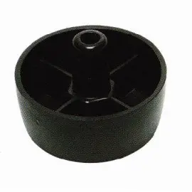 Kunststof meubelpoot zwart 25mm (4 stuks)