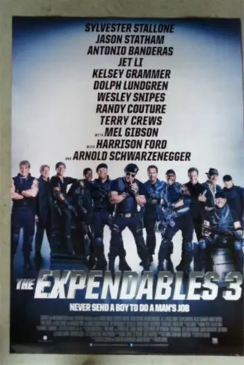 THE EXPENDABLES 3 filmposter.