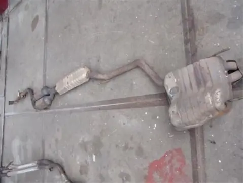 Mercedes clk 230 Complete Uitlaat Sloopauto inkoop Den haag