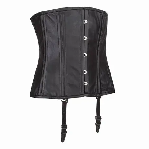 Echt leren corset model 05 waist cincher in xs t/m 6xl