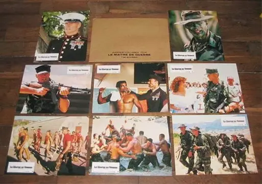 HEARTBREAK RIDGE lobbycard set.