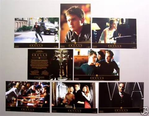 THE SKULLS lobbycard set.