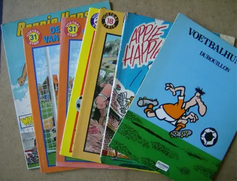 Diverse voetbalstrips adv. 1140