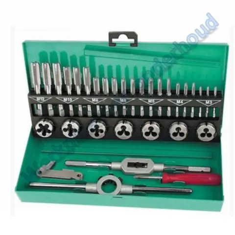 Tappen– en snijmoerenset 32-delig Mannesmann