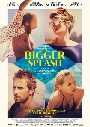 A BIGGER SPLASH filmposter.