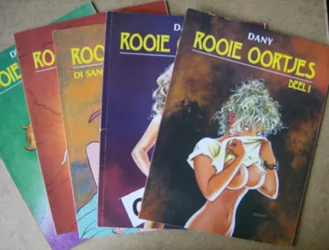 Rooie oortjes stripboeken adv 1674