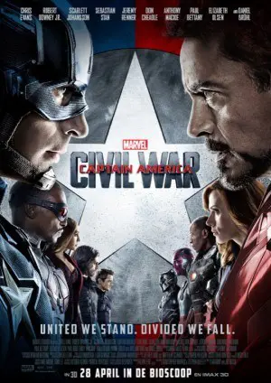 CAPTAIN AMERICA : CIVIL WAR filmposter.