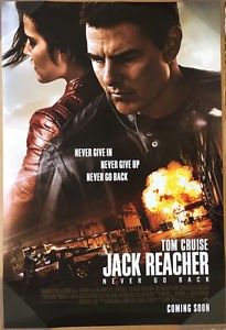 JACK REACHER : NEVER GO BACK filmposter.