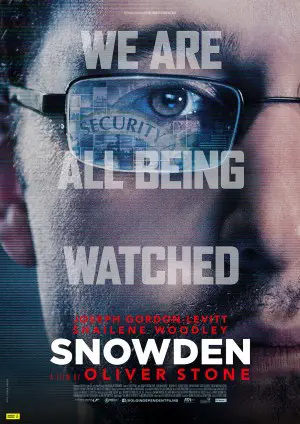 SNOWDEN filmposter.