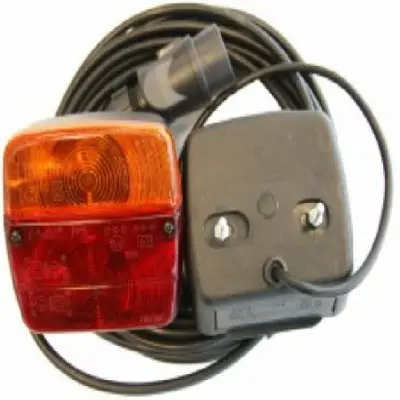 Achterlichtset met magneet 7,50mtr kabel