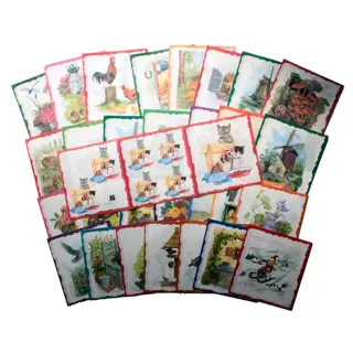 30 Verschillende Decor Vloei - DV-Set