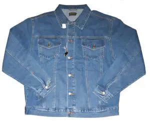 Spijkerjack " Brams Paris " Dark stone, XXL en 3XL