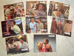 THE 40 YEAR - OLD VIRGIN lobbycard set.