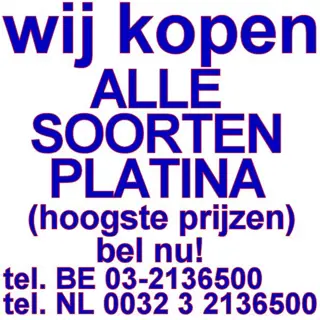 Inkoop platina inkoop