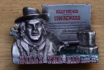 Gesp / buckle " Billy the kid "