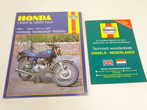 WERKPLAATSHANDBOEK Honda CB 400 1978 - 1981