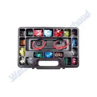 Assortiment steekzekeringen + zekeringhouder 278-dlg