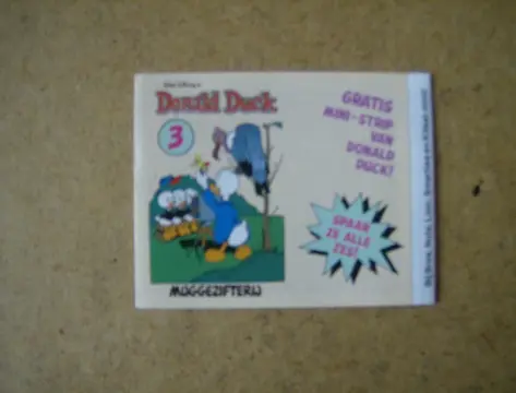 Donald duck vouwstrip nestle 3 adv4143