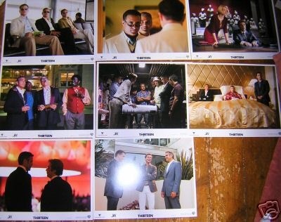 OCEAN ' S THIRTEEN lobbycard set.