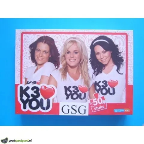 K3 puzzel love you 50 st nr. MEK300003650-01