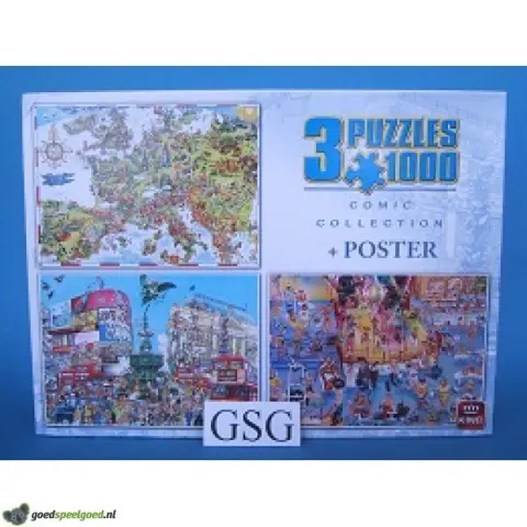 Comic collection 3x 1000 st nr. 5155