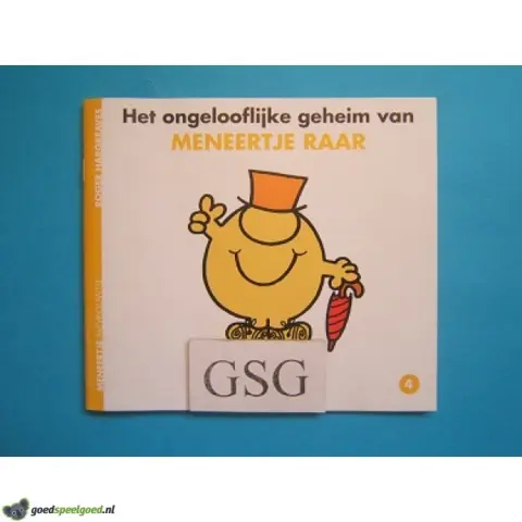 Het ongelooflijke geheim van meneertje Raar nr. 3738-01