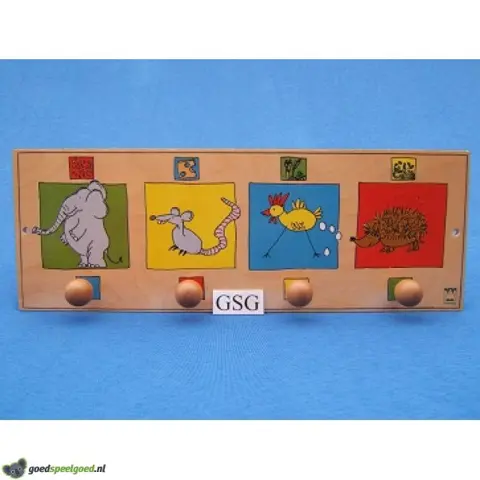 Kapstok dieren nr. 16410-02