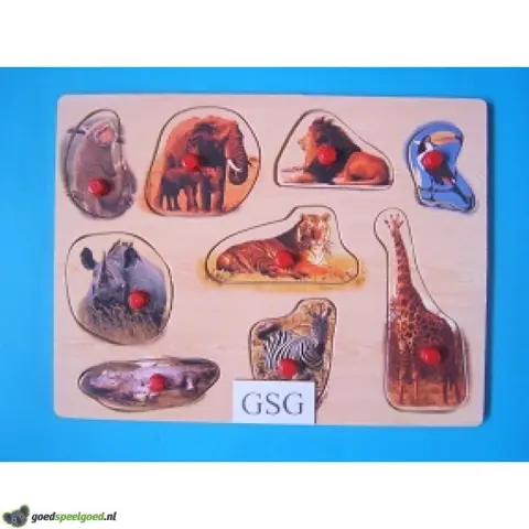 Legplankje dieren in het wild nr. 9199-02