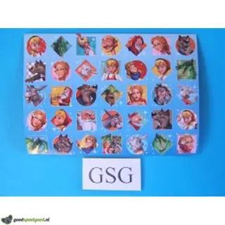 Stickervel Efteling nr. 50398-01