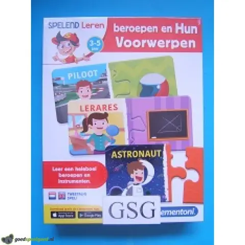 Spelend leren beroepen en hun voorwerpen nr. 66757-00