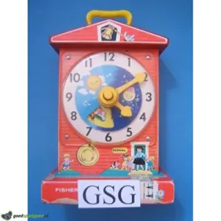 Music box teaching clock nr. 998-03