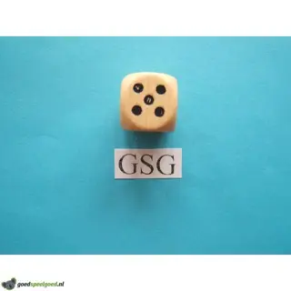 Dobbelsteen (hout) nr. 60277