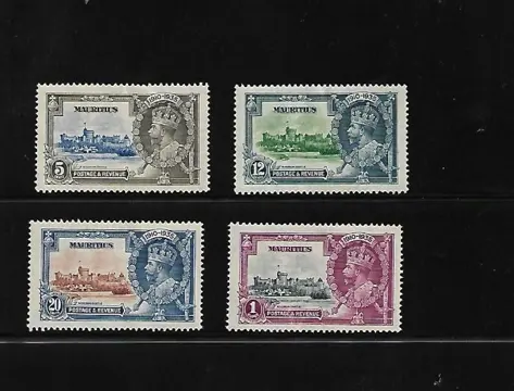 Mauritius Michel nr. 196-99 ongestempeld